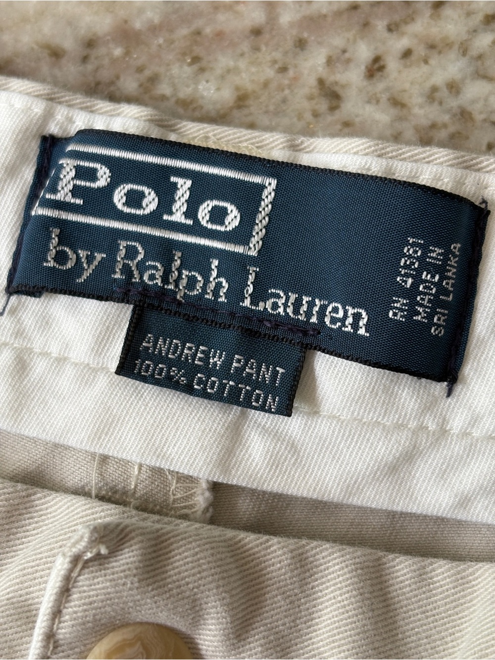Polo by Ralph Lauren Andrew Classic Chino Pants iconic old money workwear 40x32